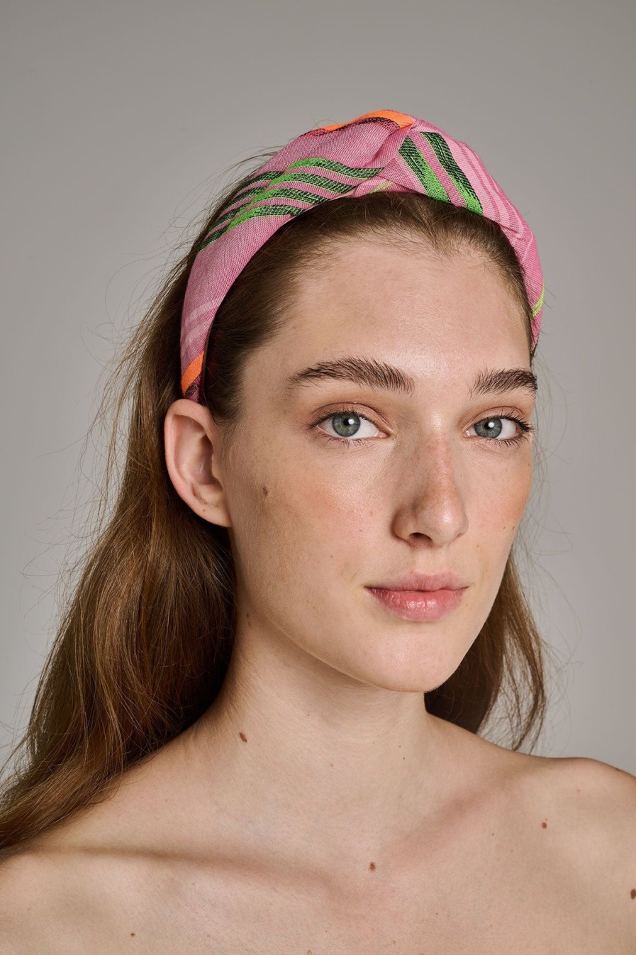 Devotion TWINS Twist Hairband-Pink/Orange | Zubehor