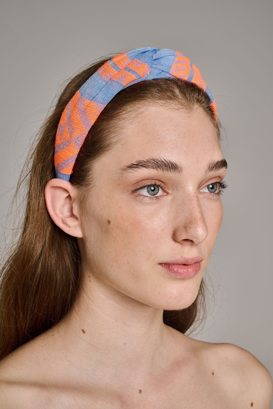 Devotion TWINS Twist Hairband-Orange/Blue | Zubehor